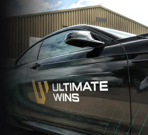 Ultimate Wins wrapped BMW
