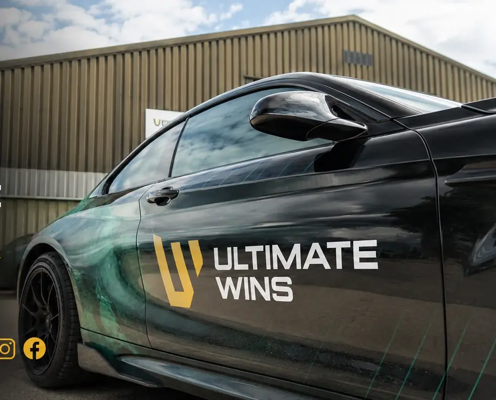 Ultimate Wins wrapped BMW
