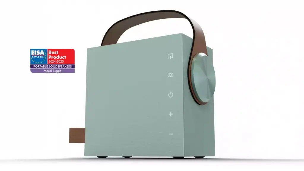 Morel Biggie wireless speaker in Olive Green
