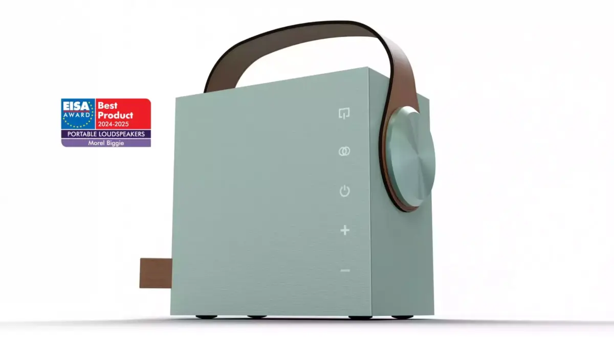 Morel Biggie wireless speaker in Olive Green